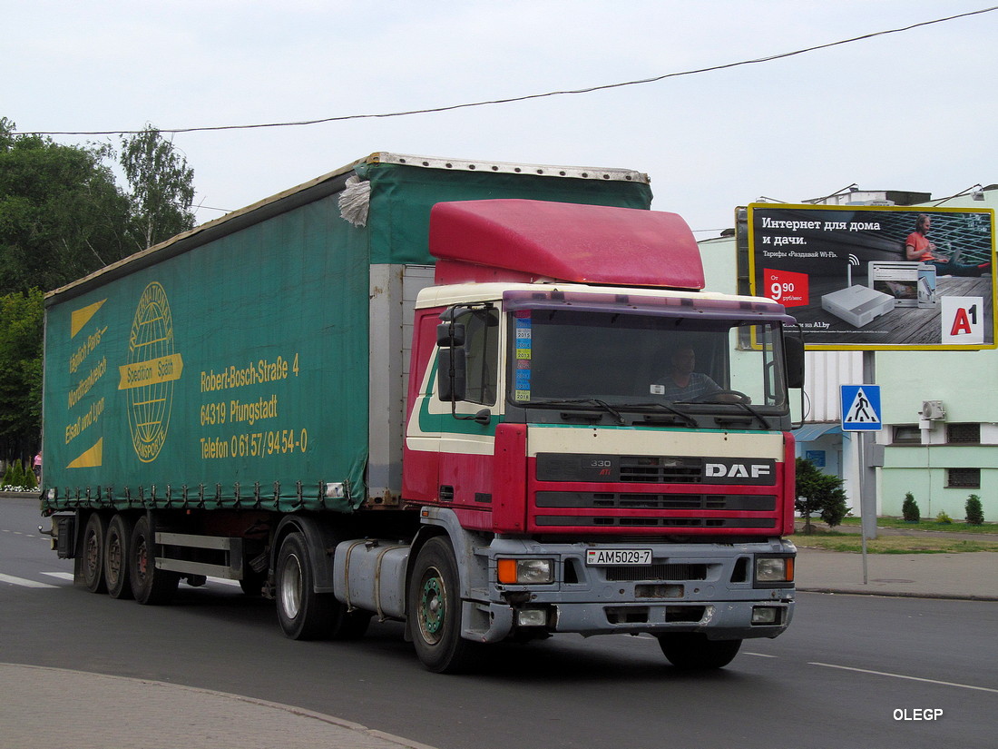 Минск, № АМ 5029-7 — DAF 95 FT