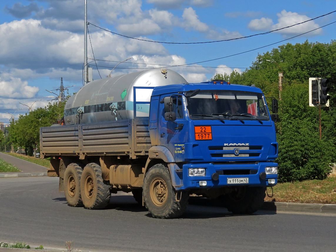 Кировская область, № Х 111 ОМ 43 — КамАЗ-43118-24