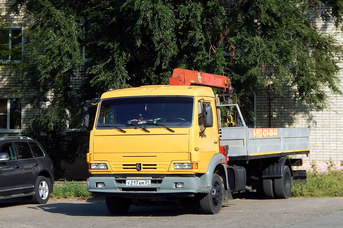 Белгородская область, № У 217 АМ 31 — КамАЗ-4308 (общая модель)