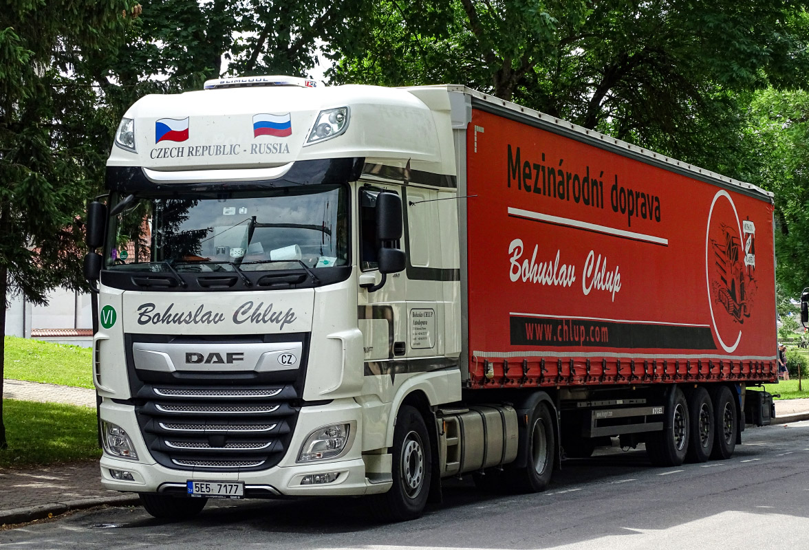 Чехия, № 5E5 7177 — DAF XF Euro6 FT