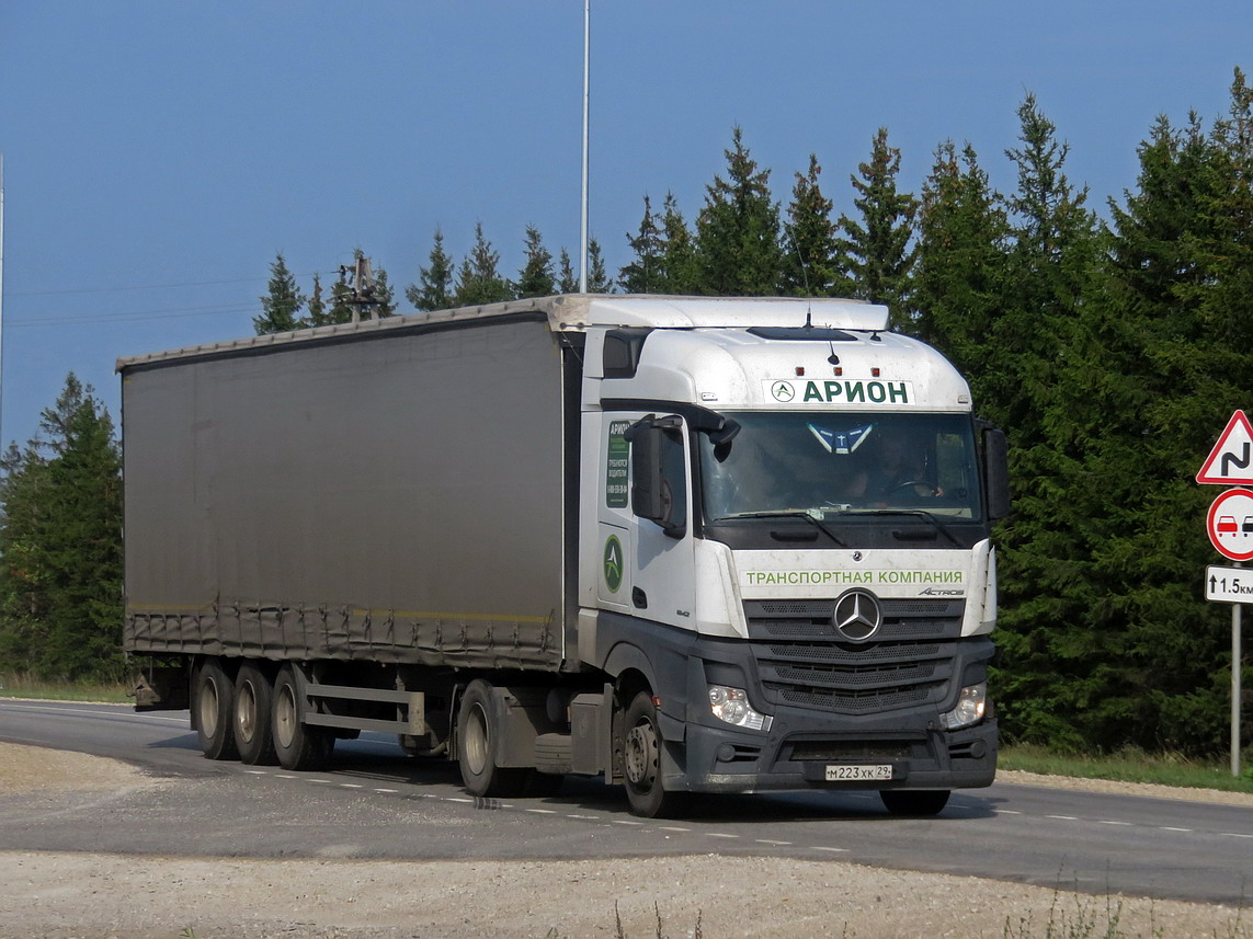 Архангельская область, № М 223 ХК 29 — Mercedes-Benz Actros '18 1842 [Z9M]