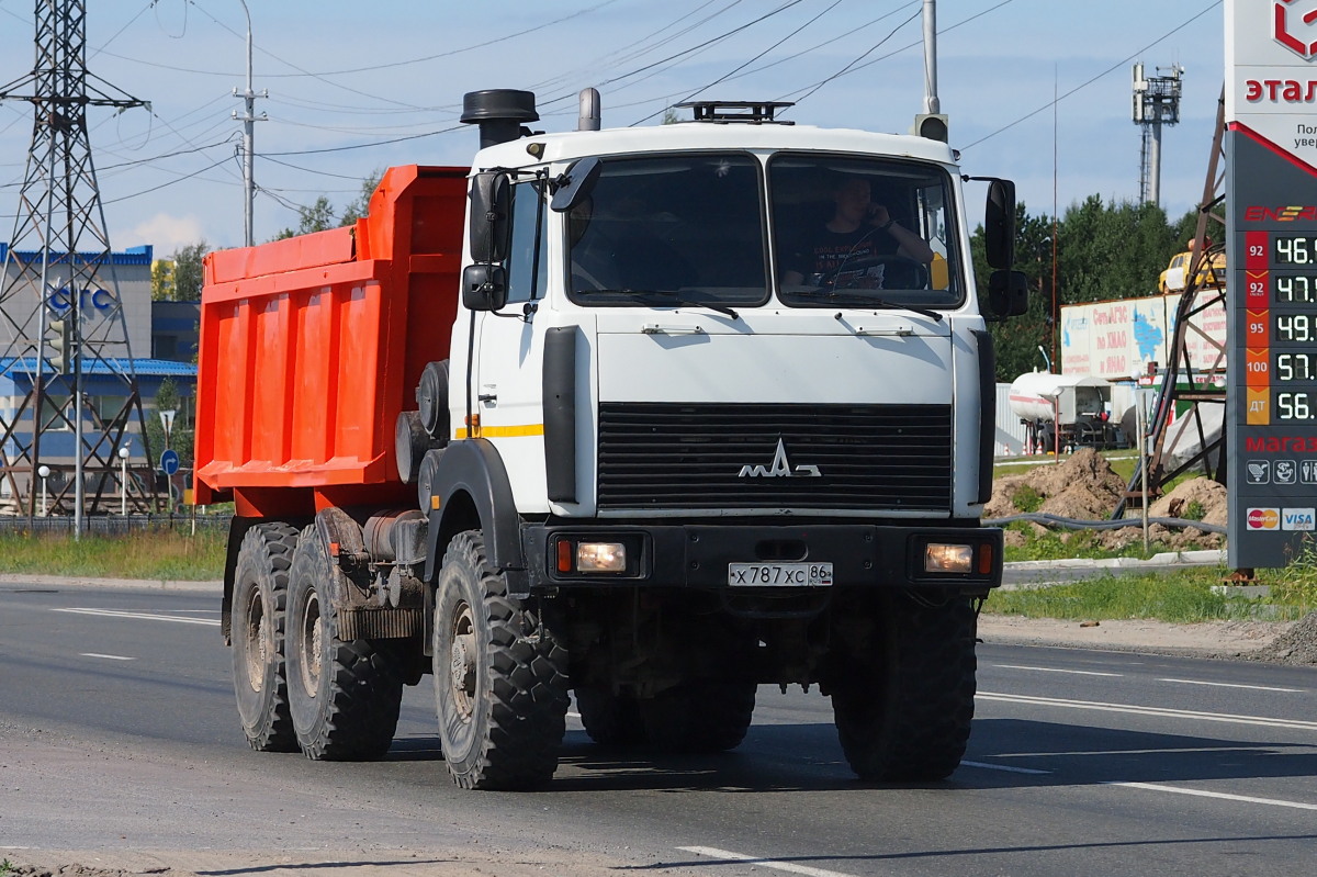 Ханты-Мансийский автоном.округ, № Х 787 ХС 86 — МАЗ-651705