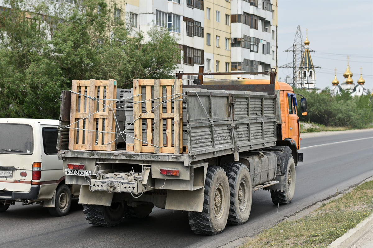 Саха (Якутия), № В 303 КХ 14 — КамАЗ-43101