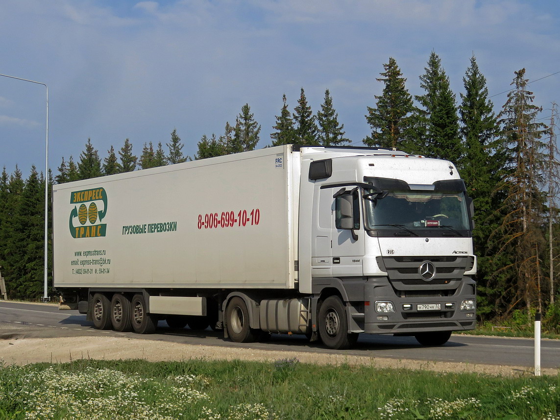 Брянская область, № Н 790 НК 32 — Mercedes-Benz Actros ('2009) 1844