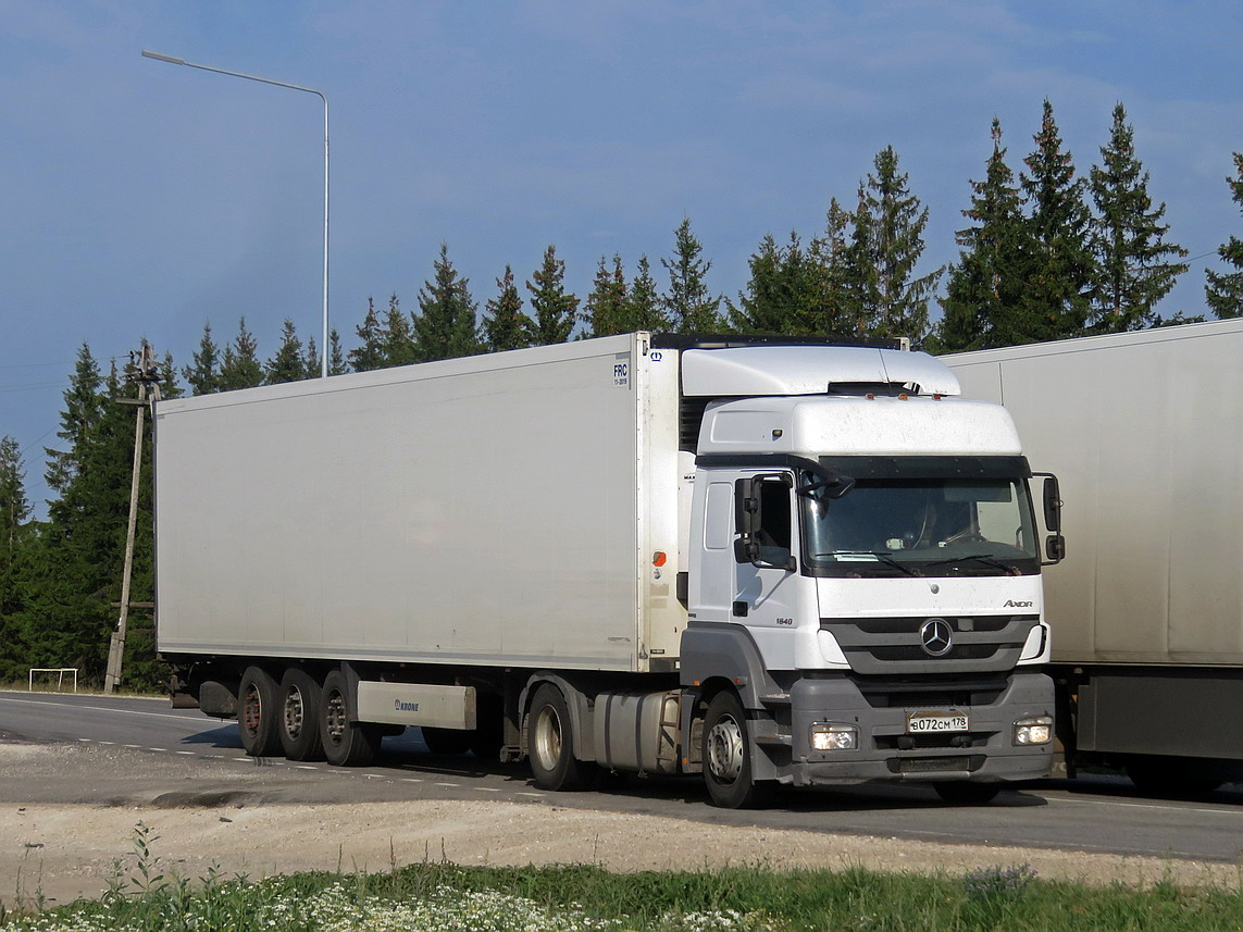 Санкт-Петербург, № В 072 СМ 178 — Mercedes-Benz Axor 1840