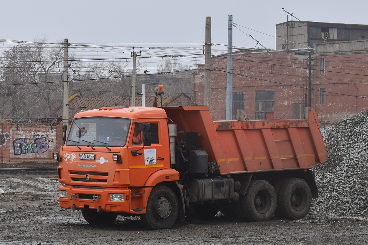 Волгоградская область, № В 986 ЕЕ 134 — КамАЗ-65115-L4