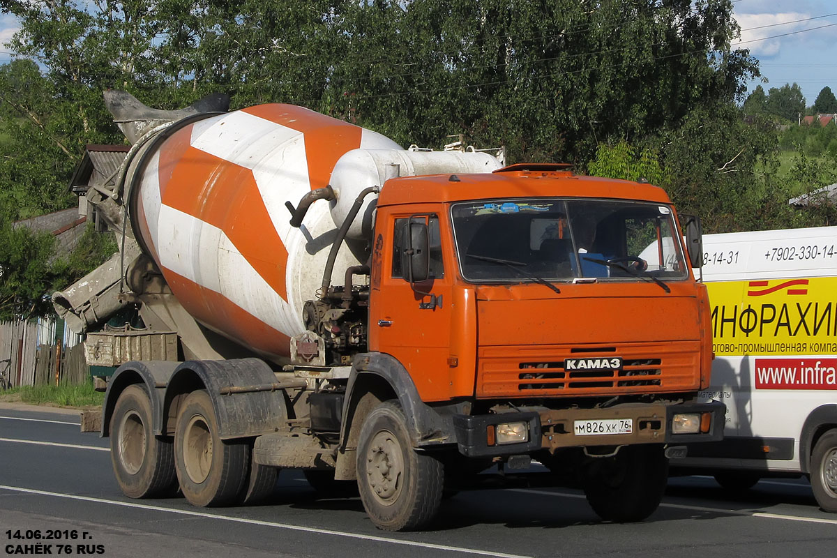 Ярославская область, № М 826 ХК 76 — КамАЗ-53229-02 [53229C]