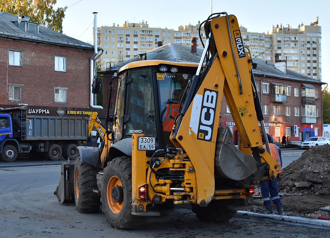 Пермский край, № 3309 ЕА 59 — JCB 3CX