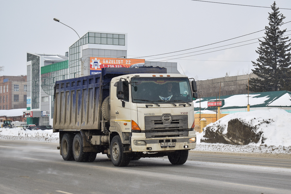 Алтайский край, № Н 333 УК 22 — Hino 700