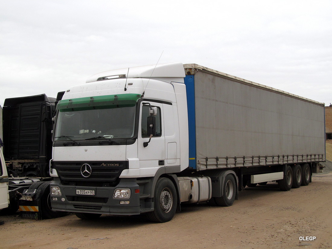 Псковская область, № В 355 КР 60 — Mercedes-Benz Actros ('2003)