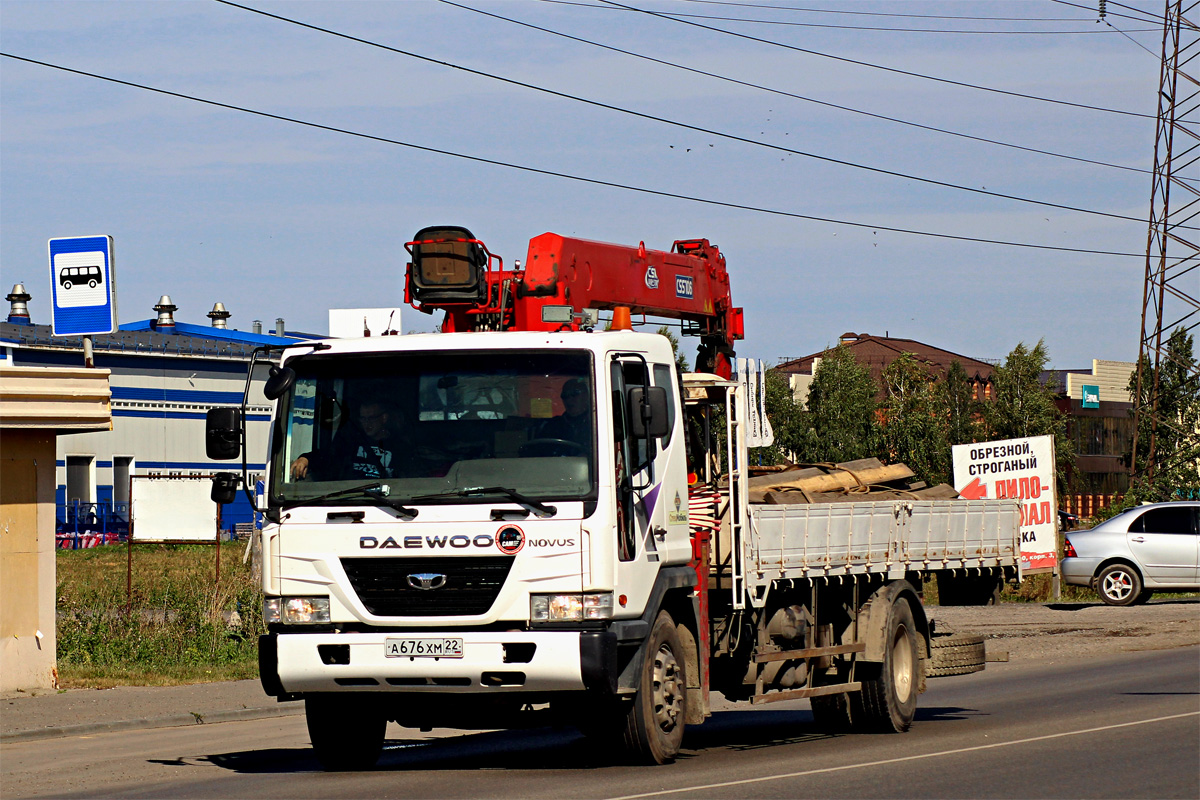 Алтайский край, № А 676 ХМ 22 — Daewoo Novus