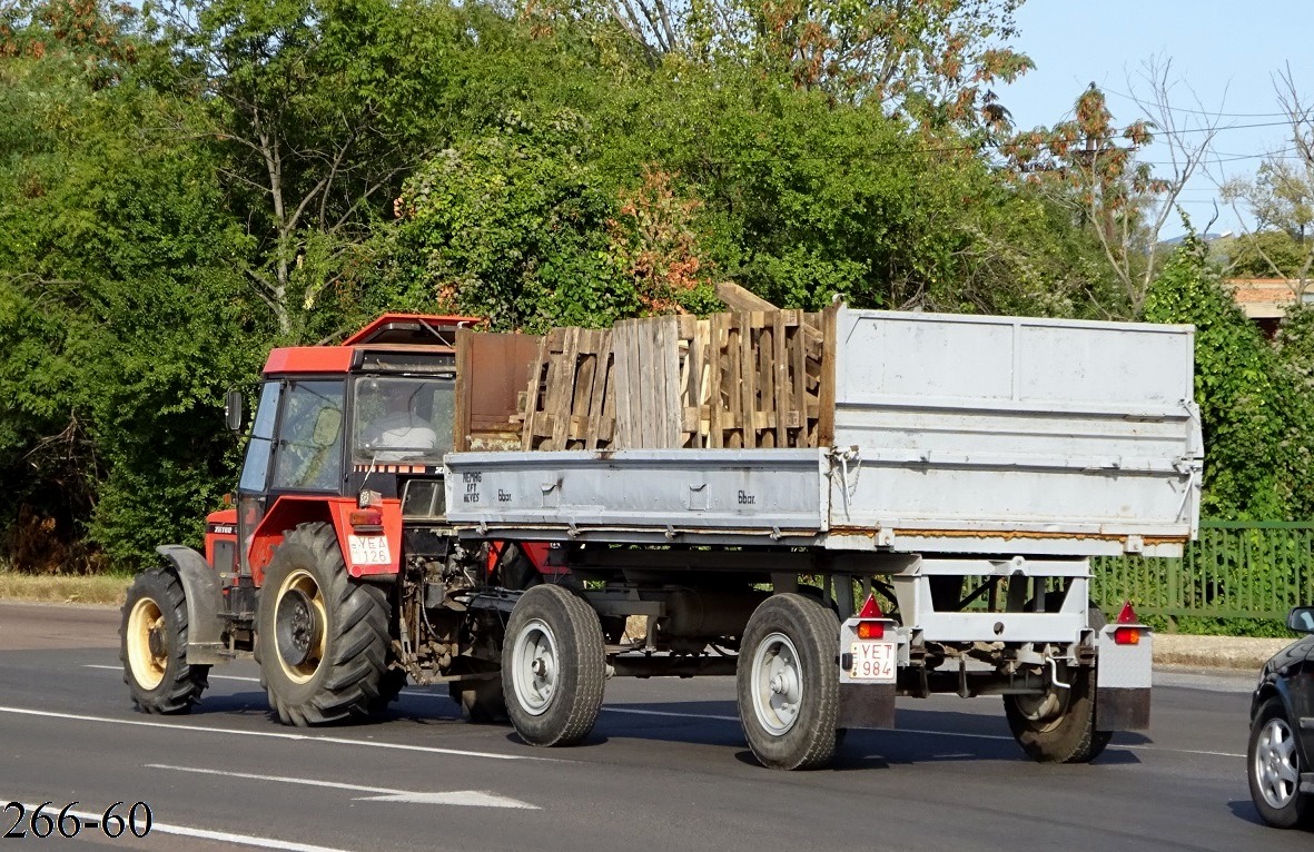 Венгрия, № YEA-126 — Zetor (общая модель); Венгрия, № YET-984 — IFA HW 60.11