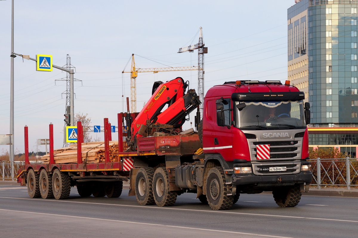 Ханты-Мансийский автоном.округ, № А 768 ММ 186 — Scania ('2009) G480