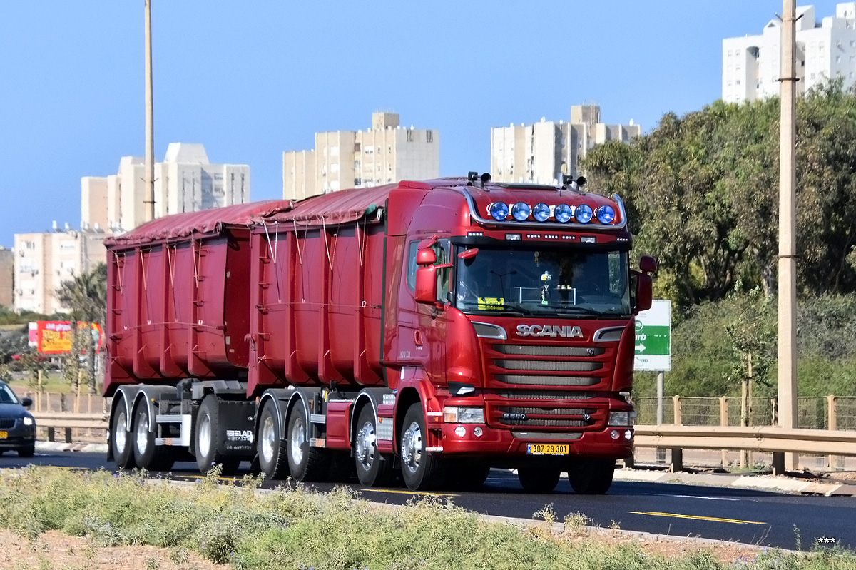 Израиль, № 307-29-301 — Scania ('2013) R580