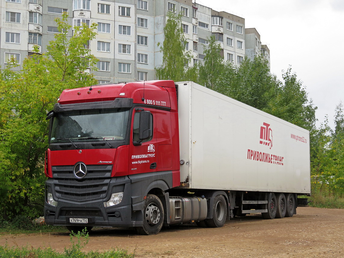 Нижегородская область, № Х 769 РА 152 — Mercedes-Benz Actros '18 1845 [Z9M]