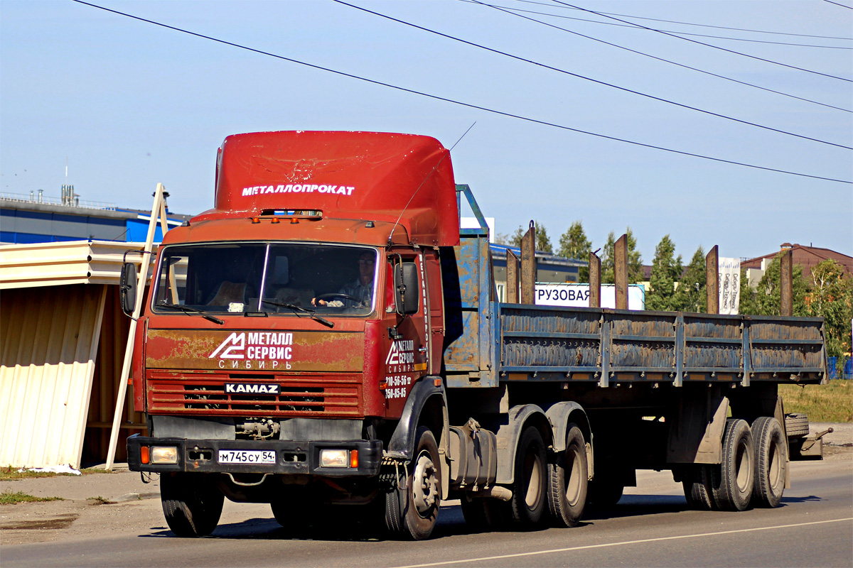 Алтайский край, № М 745 СУ 54 — КамАЗ-54115 [541150]