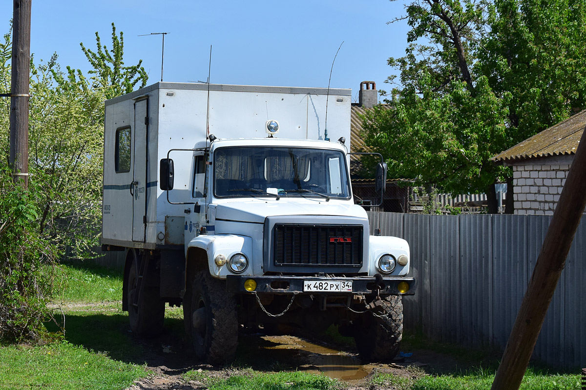 Волгоградская область, № К 482 РХ 34 — ГАЗ-3308 «Садко»