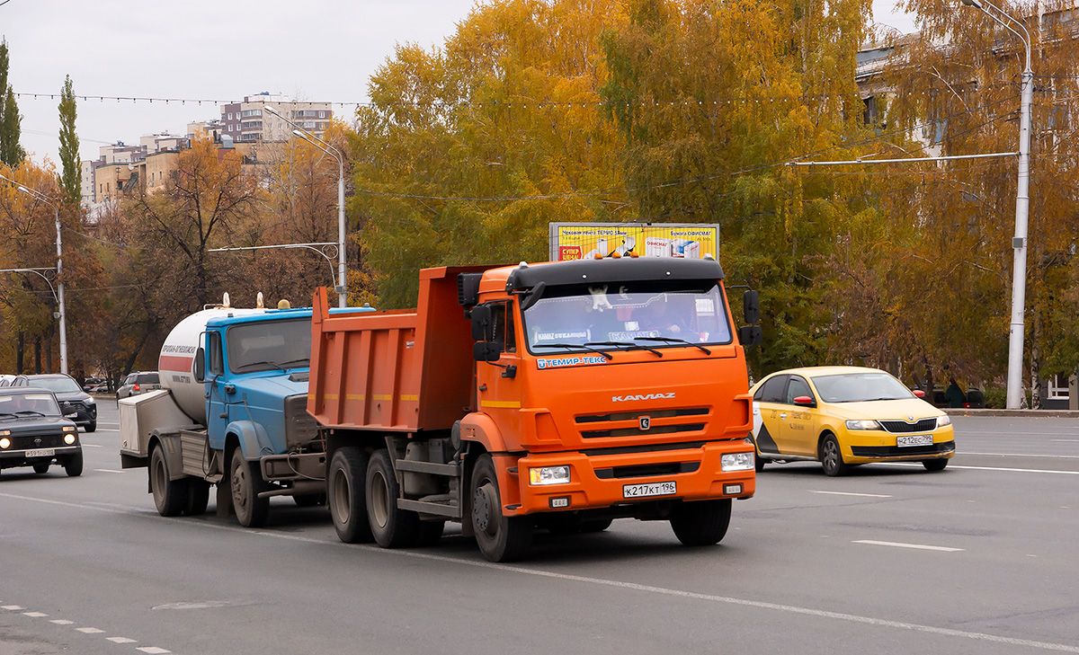 Свердловская область, № К 217 КТ 196 — КамАЗ-65115-L4