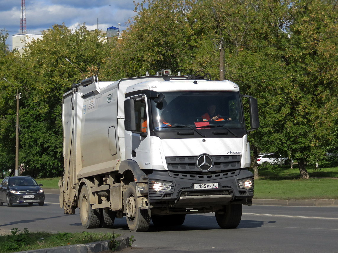 Кировская область, № О 185 РР 43 — Mercedes-Benz Arocs 2033 [Z9M]