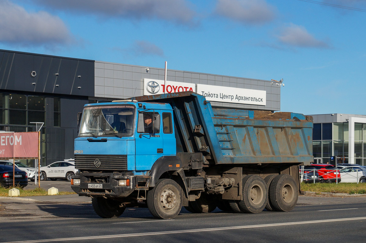 Архангельская область, № О 455 АР 29 — Урал-63685