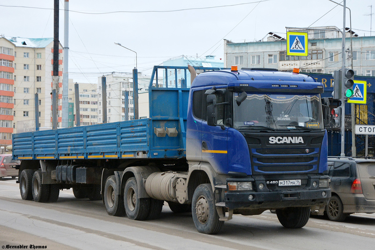 Саха (Якутия), № М 317 МА 14 — Scania ('2013) G480