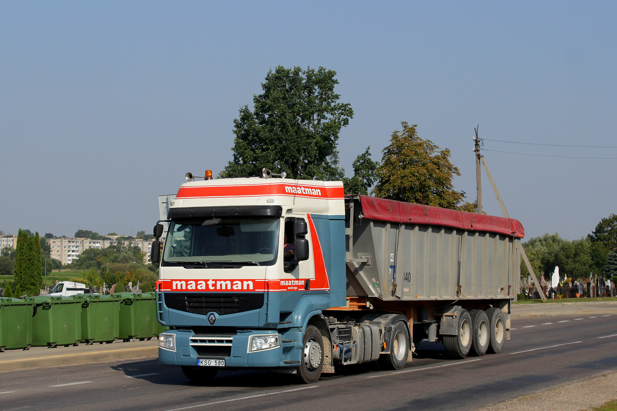 Литва, № KSG 580 — Renault Premium ('2006)