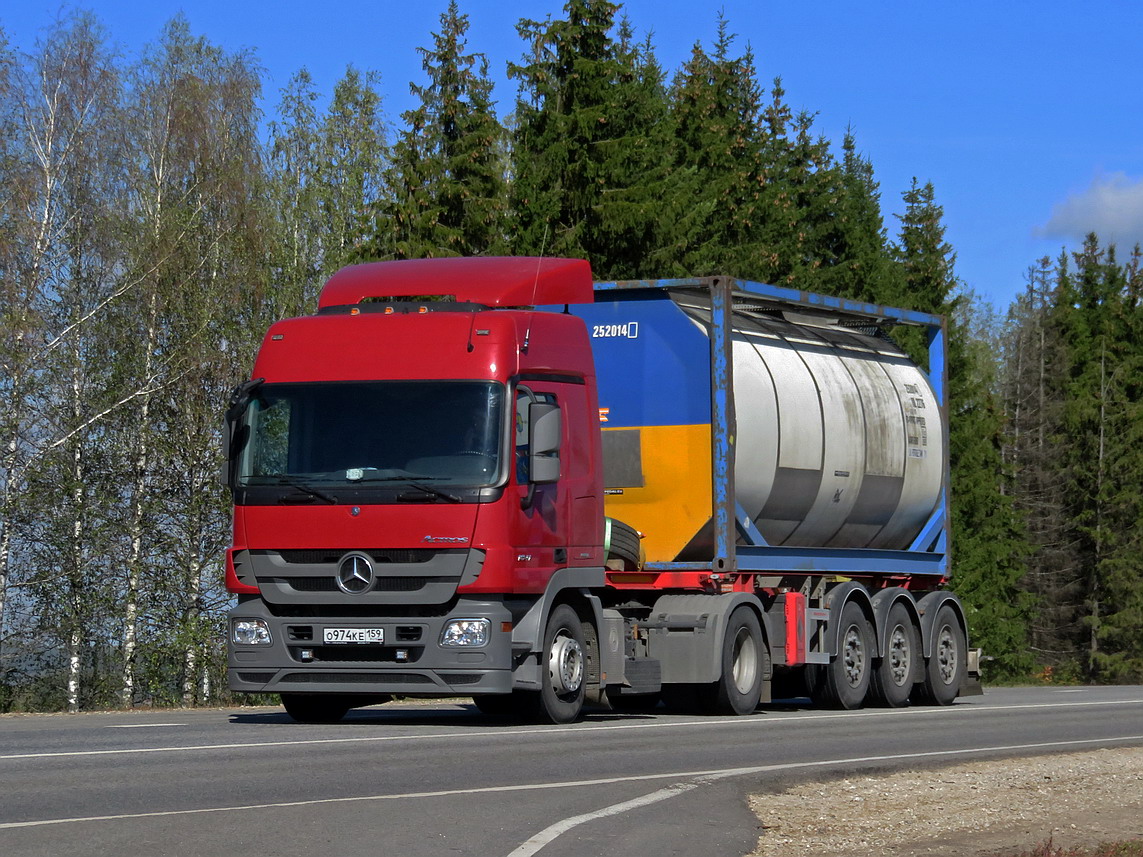 Пермский край, № О 974 КЕ 159 — Mercedes-Benz Actros '09 1841 [Z9M]