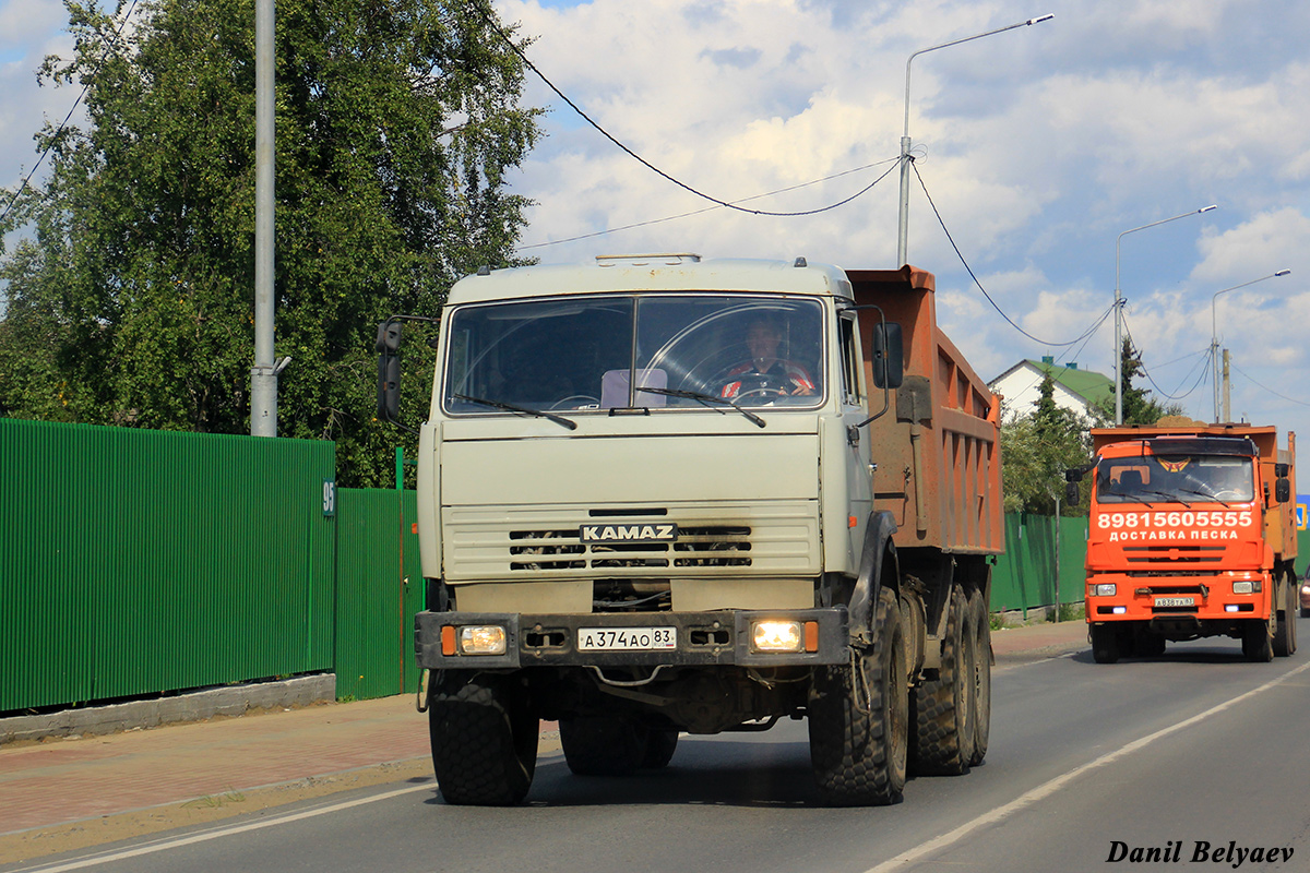 Ненецкий автономный округ, № А 374 АО 83 — КамАЗ-43118-10 [43118K]