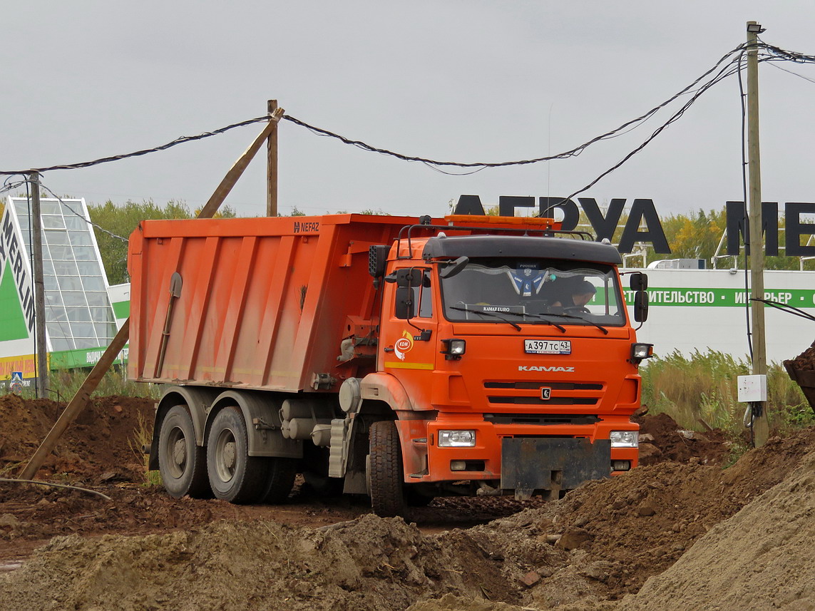 Кировская область, № А 397 ТС 43 — КамАЗ-6520 (общая модель)