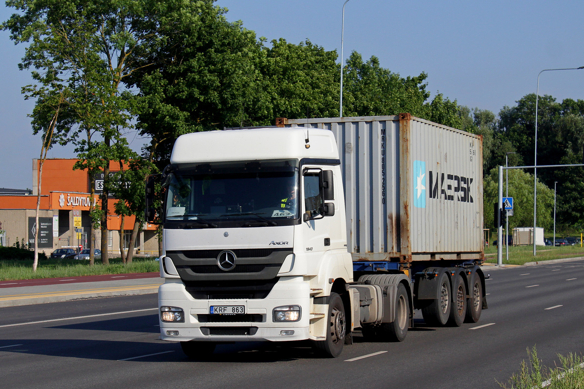 Литва, № KRF 863 — Mercedes-Benz Axor 1840