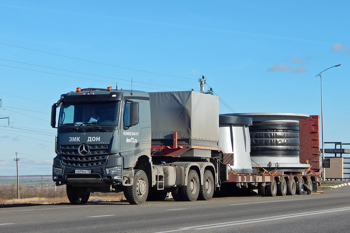 Тюменская область, № У 479 НС 72 — Mercedes-Benz Arocs 3348 [Z9M]