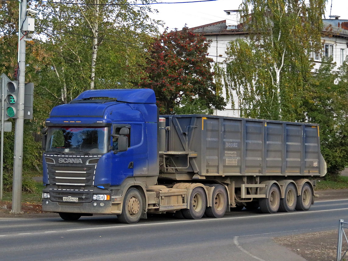 Кировская область, № М 655 РК 43 — Scania ('2013) R500