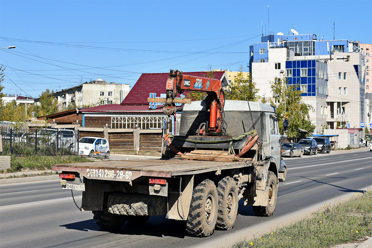 Саха (Якутия), № О 048 ЕТ 14 — КамАЗ-43101