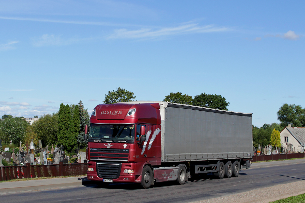 Литва, № GRK 460 — DAF XF105 FT