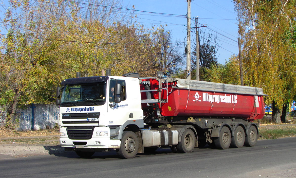 Днепропетровская область, № ВО 0565 СТ — DAF CF85 FT