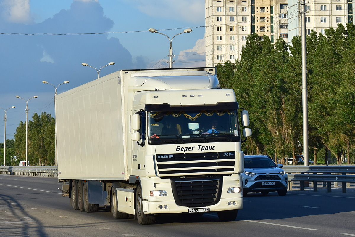 Пермский край, № М 292 СН 159 — DAF XF105 FT