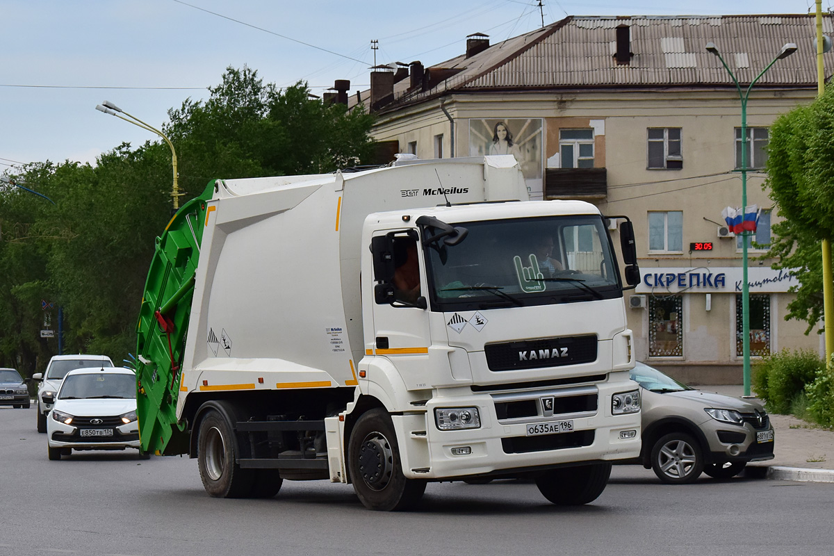 Волгоградская область, № О 635 АЕ 196 — КамАЗ-5325-G5