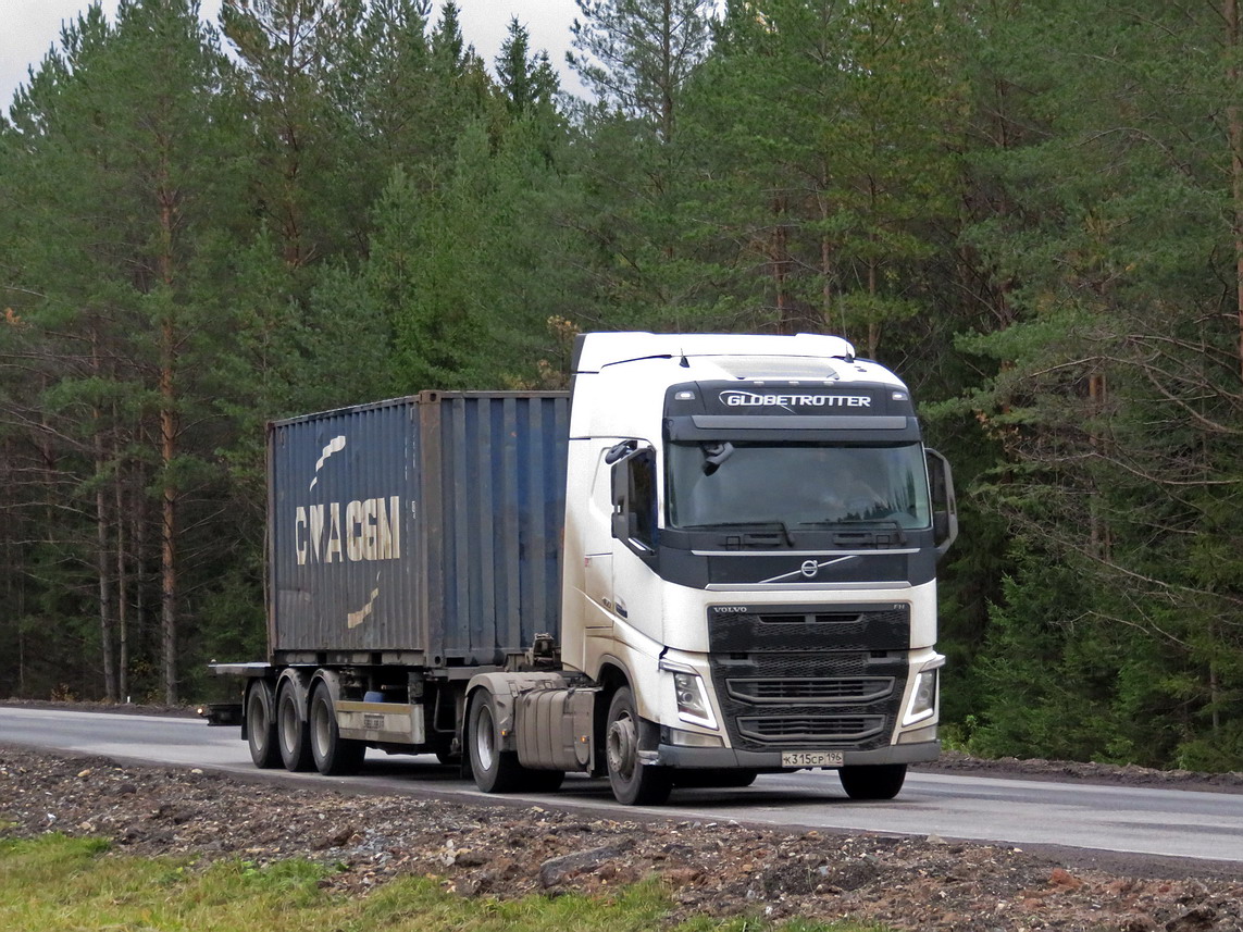 Свердловская область, № К 315 СР 196 — Volvo ('2012) FH.460 [X9P]