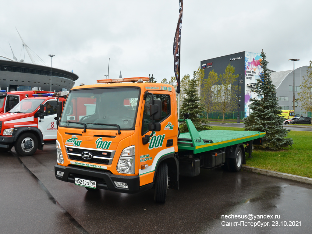 Санкт-Петербург, № М 521 ВО 198 — Hyundai New Mighty [XWE]; Санкт-Петербург — Финал соревнований по скоростному маневрированию на пожарных автомобилях "Трасса-01", 23.10.2021