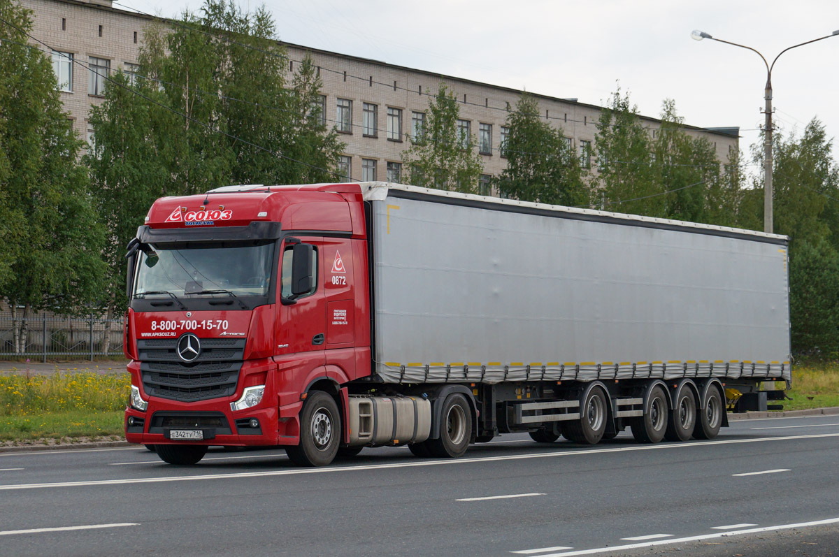 Татарстан, № Е 342 ТУ 716 — Mercedes-Benz Actros '18 1845 [Z9M]