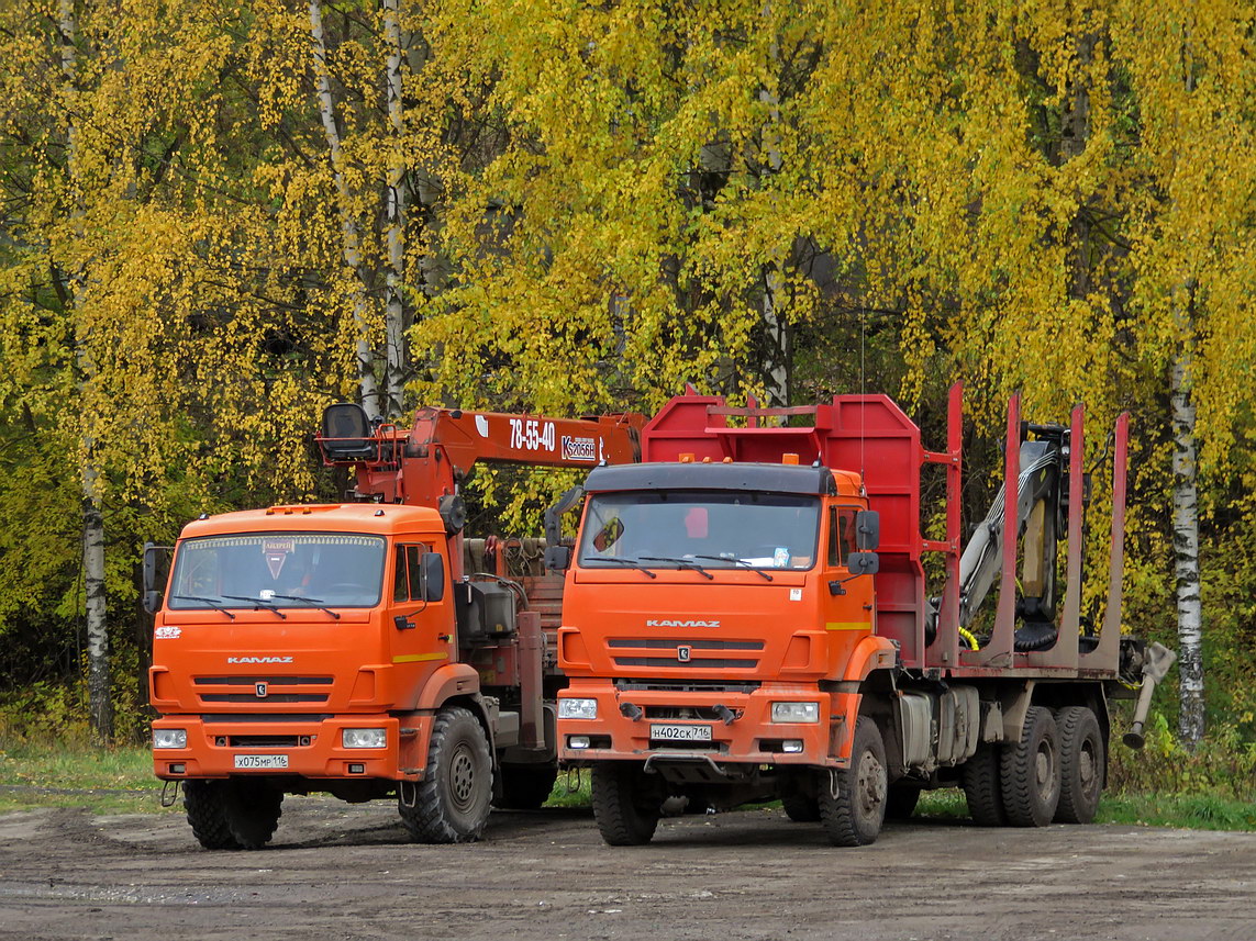 Кировская область, № Н 402 СК 716 — КамАЗ-6522 (общая модель)