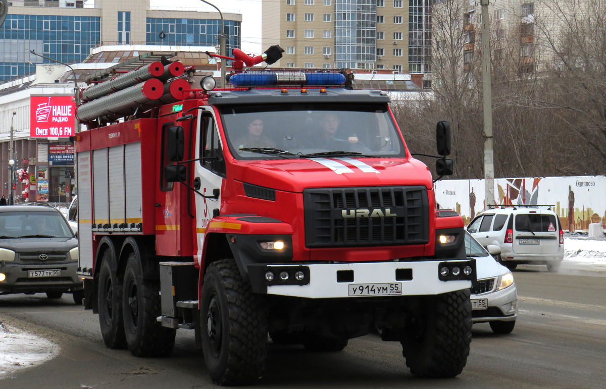 Омская область, № У 914 УМ 55 — Урал NEXT 5557-72