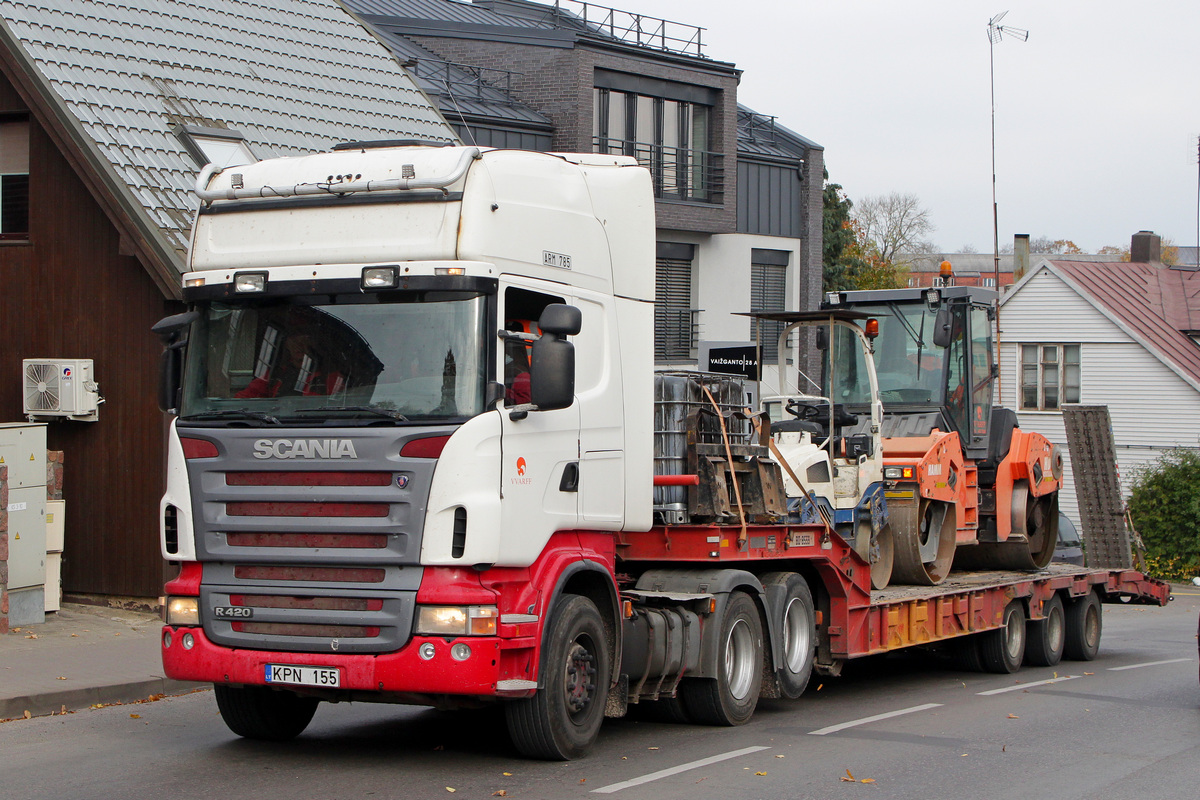 Литва, № KPN 155 — Scania ('2004) R420