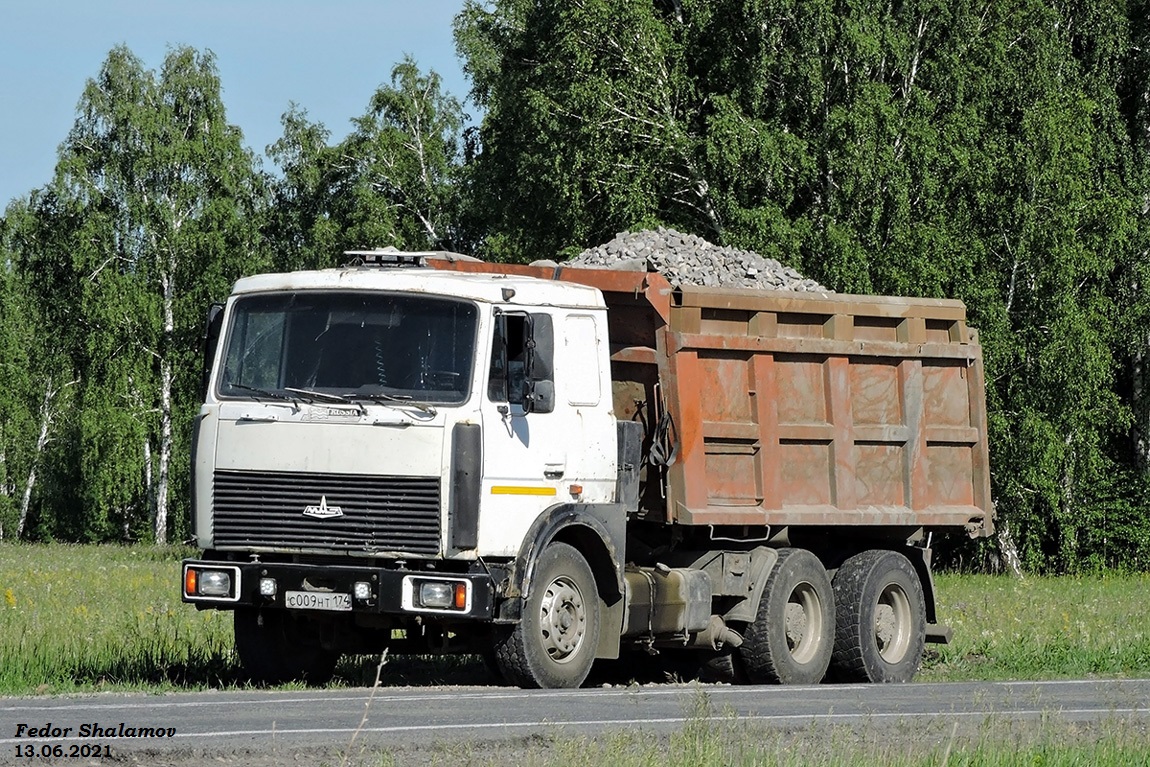 Челябинская область, № С 009 НТ 174 — МАЗ-551605