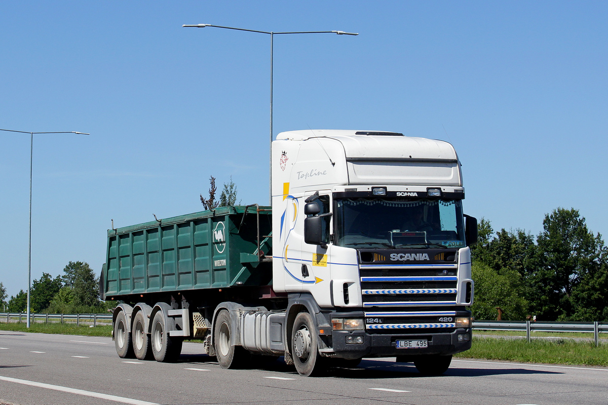 Литва, № LBE 495 — Scania ('1996) R124L