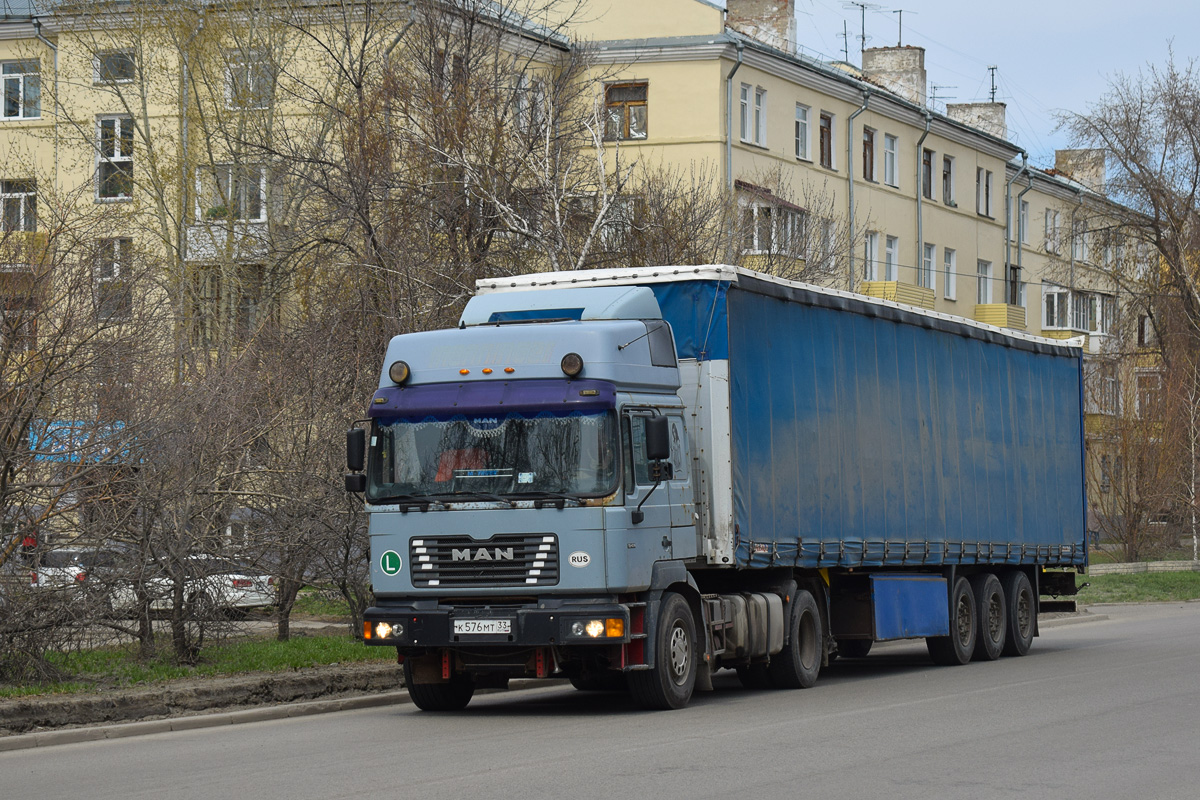 Владимирская область, № К 576 МТ 33 — MAN F2000 19.414