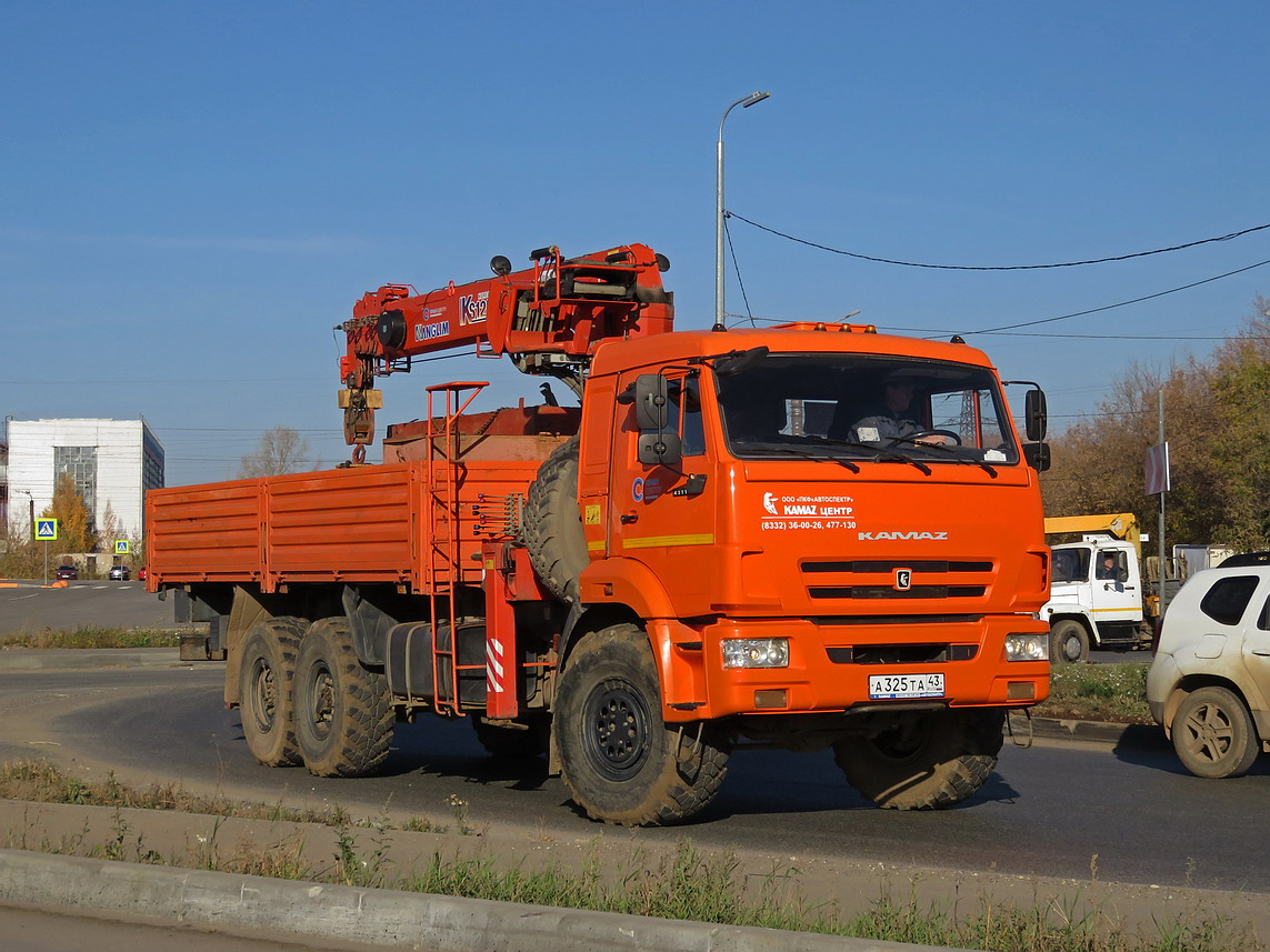 Кировская область, № А 325 ТА 43 — КамАЗ-43118 (общая модель)