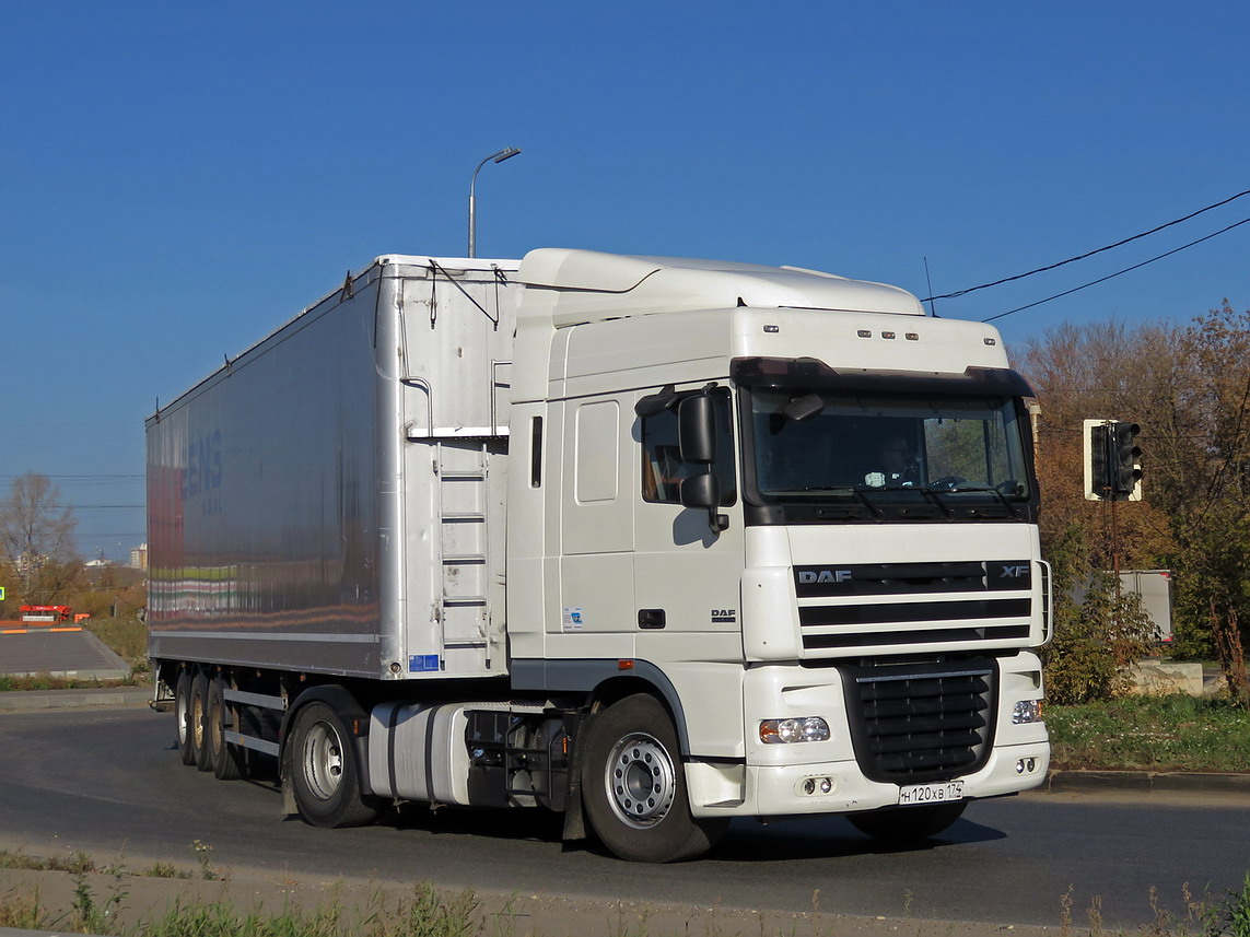 Челябинская область, № Н 120 ХВ 174 — DAF XF105 FT