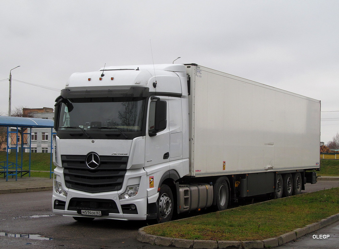 Смоленская область, № М 514 ОЕ 67 — Mercedes-Benz Actros '11 1845 [Z9M]