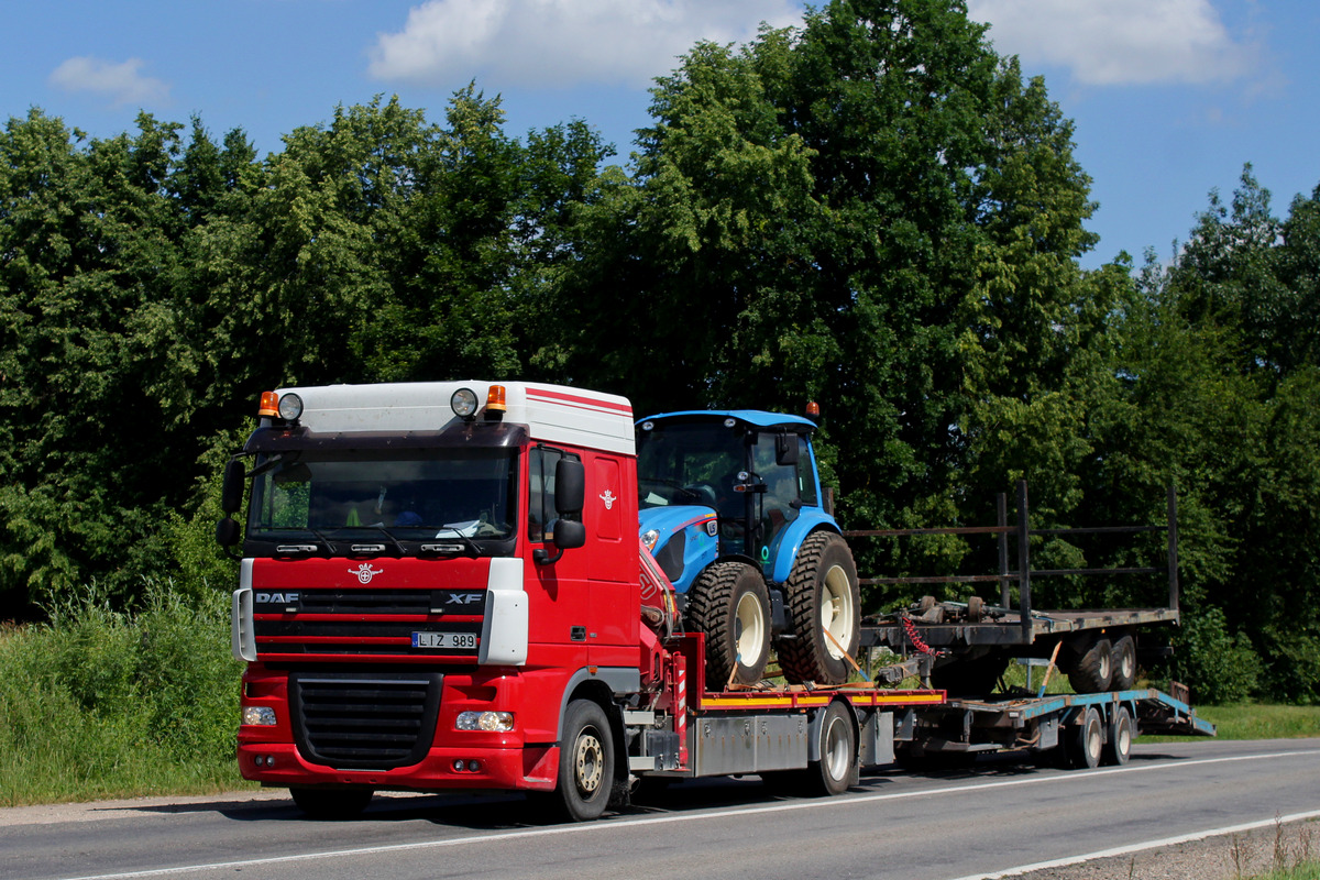 Литва, № LIZ 989 — DAF XF105 FA